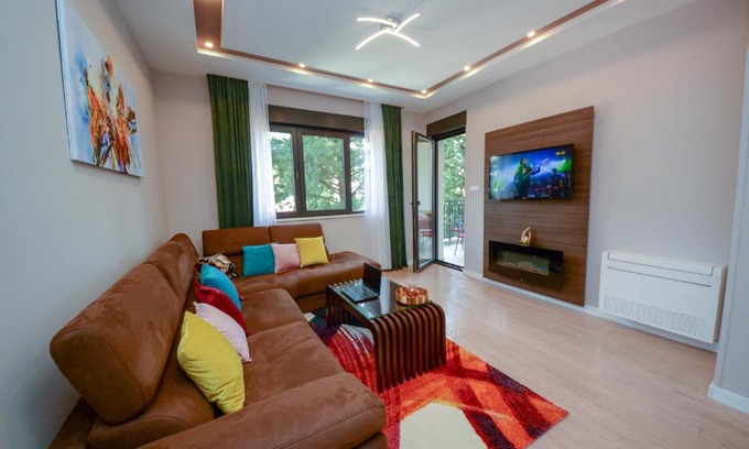 Trebinje Apartment | Prime Pine 1 Apartment: Oceanfront Stay with Pool Access