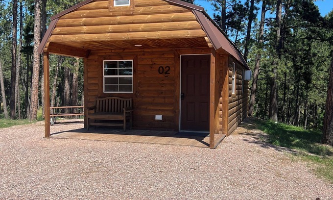 Rockerville Cabin | Exceptional Pine Haven Lodging with Kitchen and Breakfast