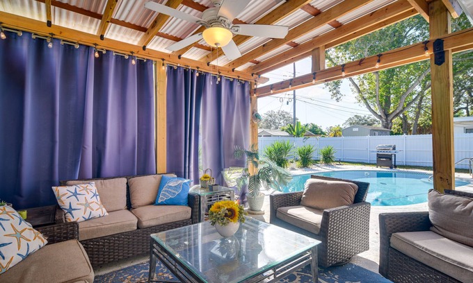 Pinellas Park House | Relaxing Pinellas Park Home with Private Pool Near Beach