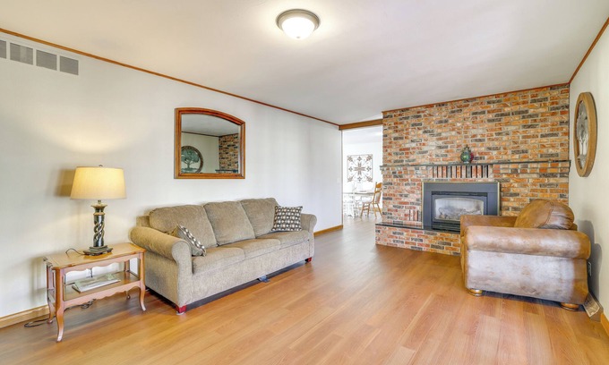 Pineville House | Cozy Pineville Home with Fire Pit Near Elk River Awaits!