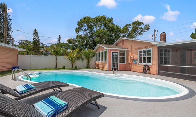 Gulfport House | Pet-Friendly Coastal Home with Private Pool & Ocean View