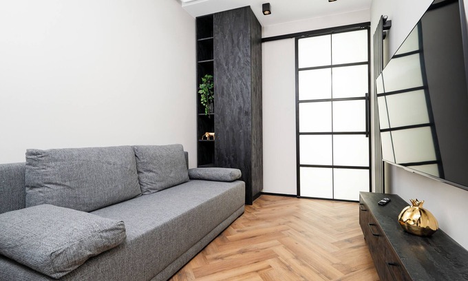 Srodmiescie Apartment | Piotrkowska Grand Avenue Apartment #C