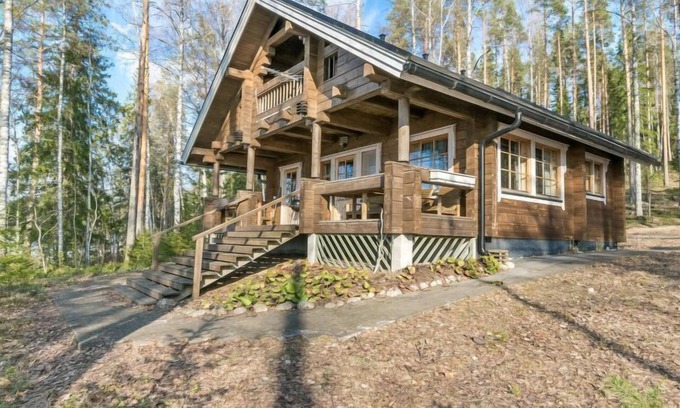 Kangasniemi House | Relaxing Retreat at Pirttiniemi by Interhome with Spa & Views