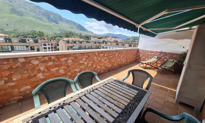 Posada de Llanes Apartment | Discover Piso Ainetxa: Family-Friendly Escape with Pool