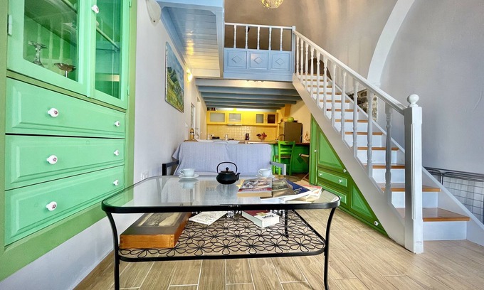 Symi Apartment | Seafront Escape at Pitini 2 with Spectacular Harbour Views