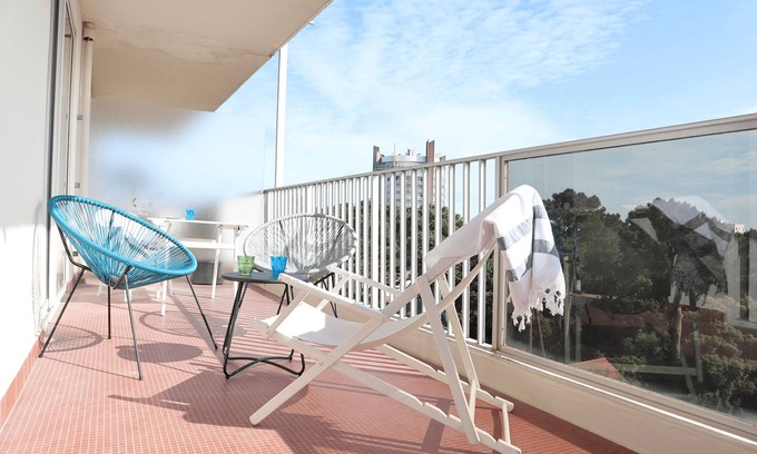 La Baule-Escoublac Apartment | Beautiful Pixie by the Sea: Design Apartment with Ocean View