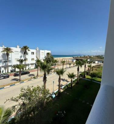 Restinga Smir Apartment | Oceanfront Escape at Plage Al Amine - Family Friendly Stay