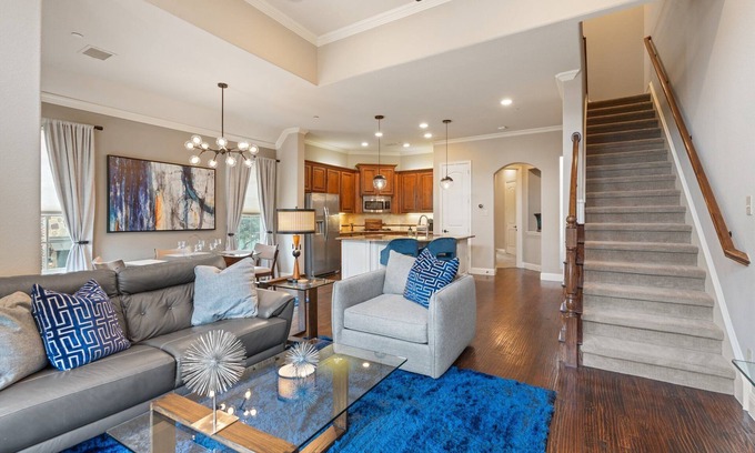 Legacy Park House | Inviting Shops of Legacy Townhome with Lake View Amenities