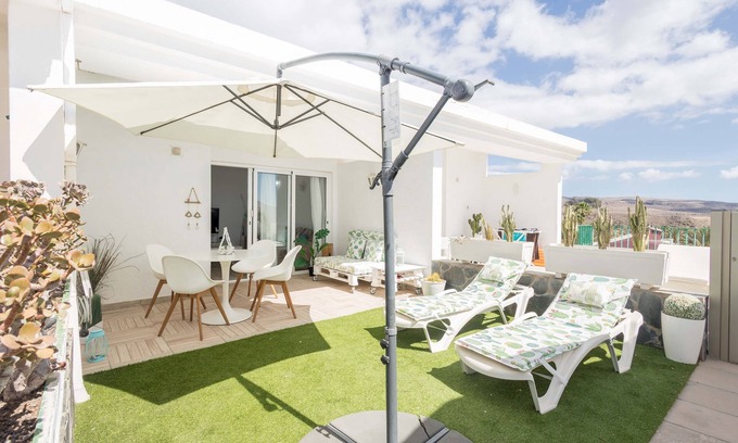 Playa del Aguila House | Relaxing Playa del Aguila Bungalow with Terrace & Pool