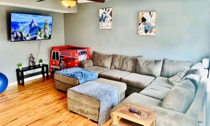 Security-Widefield House | Play & Stay: 3BR with Game Room, 15min to Downtown