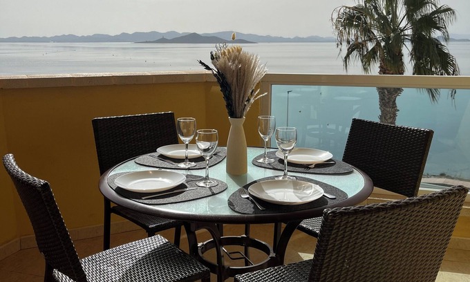 San Javier Apartment | Playa Príncipe, direct beach location in La Manga del Mar Menor