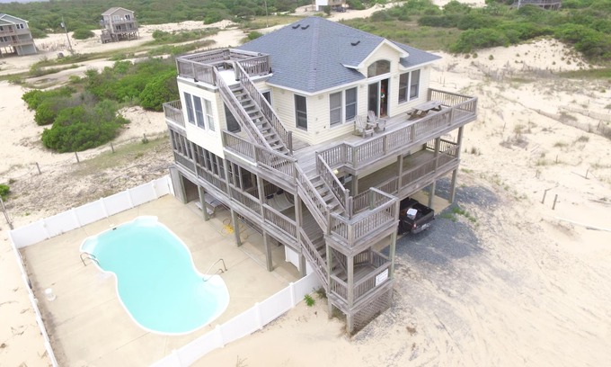Corolla House | Oceanfront Oasis with Pool, Hot Tub & Game Room Awaits