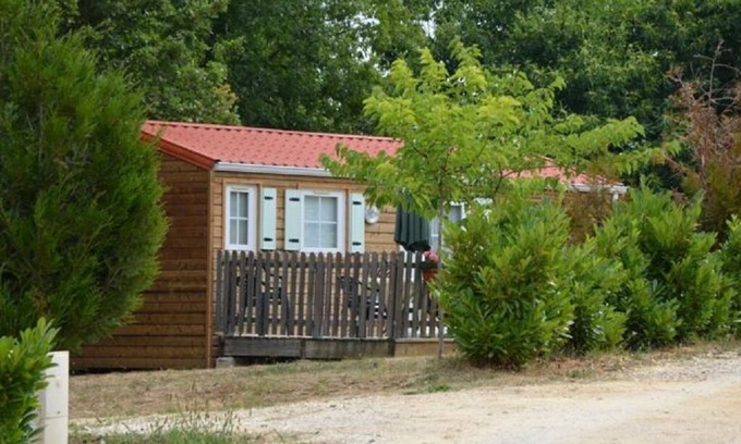 Saint-Andre-dAllas House | Delightful Mobile Home at "Le Glandier" Estate with Pool