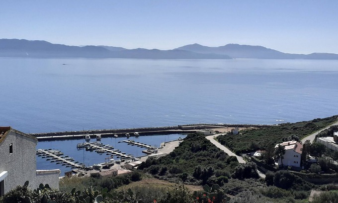 Cargese Apartment | Cozy Studio with Mezzanine and Port of Cargèse Views