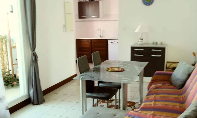 Sainte Marie Apartment | Convenient T2 Near Airport with Pool and Family Amenities