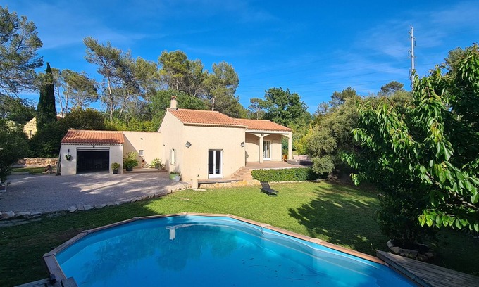 Rocbaron House | Inviting Villa with Pool and Expansive Garden Retreat