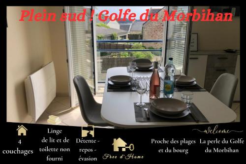 Larmor-Baden Apartment | Plein sud - Golfe du Morbihan