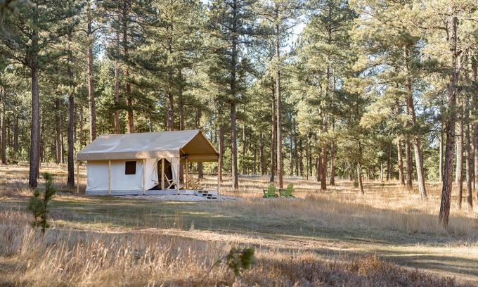 Custer House | Cozy Canvas Tent Retreat in the Heart of Nature