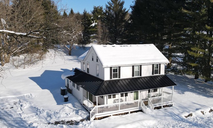 Stroudsburg House | Renovated Pocono Farmhouse with Ocean View & Family Fun