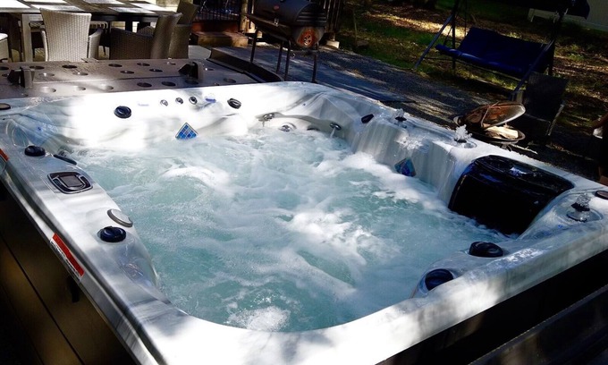 Albrightsville House | Unforgettable Pocono Getaway: Hot Tub, Pool & Arcade Fun