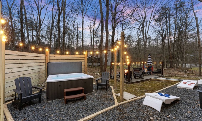 East Stroudsburg House | Discover Adventure at Poconos: Hot Tub, Game Room & More!