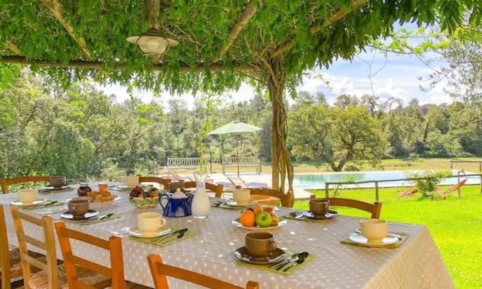 Viterbo Villa | Idyllic Podere Campanella with Pool and Lake Views