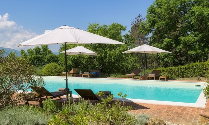 Radicondoli Villa | Relax at Podere Santa Croce 10: Spa & Family-Friendly Stay