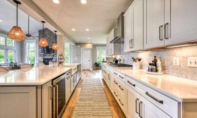 Livingston House | Pointe of View: Immaculate Waterfront Retreat with Pool & Firepit