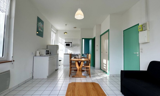 Quend House | Cozy Pommeraie Studio for Two Near Fort-Mahon Beach