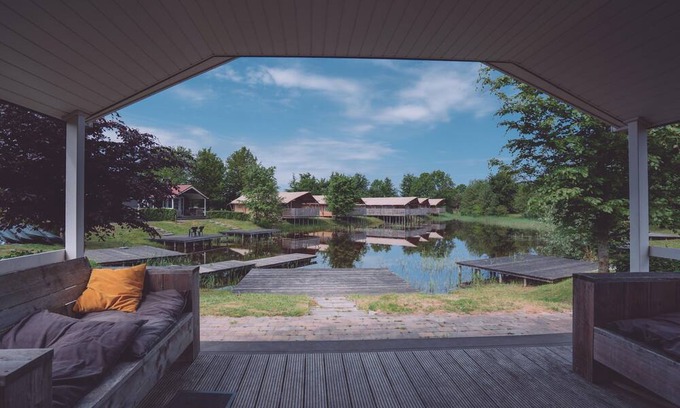 Bant Ski Chalet | Cozy Chalets with Bath, Perfectly Located by a Tranquil Pond