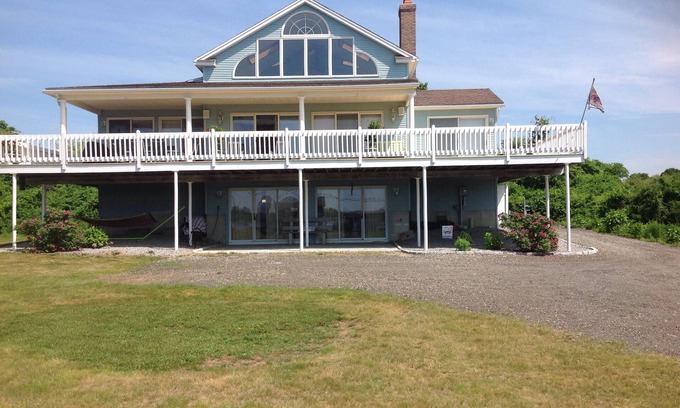 Charlestown House | Pondview Beach Home: Water Views & Family-Friendly Amenities