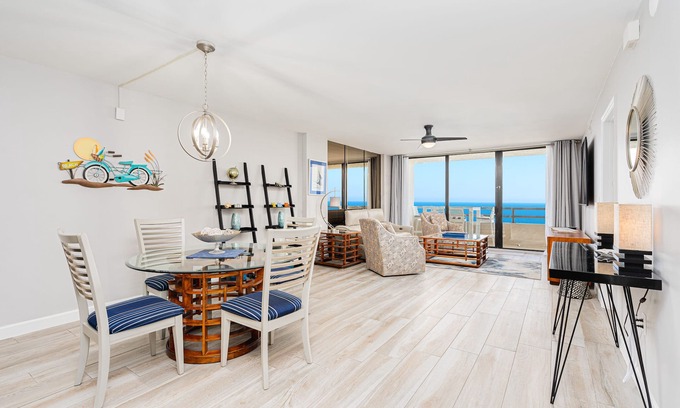 Daytona Beach Shores Condo | Oceanfront Seychelles Condo with Pool & Spa - Rated 10/10