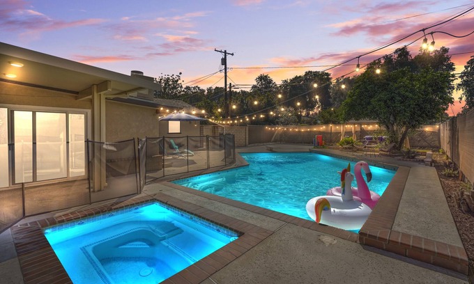 Riverside House | Family Oasis with Pool, Spa & Game Room in DT Riverside