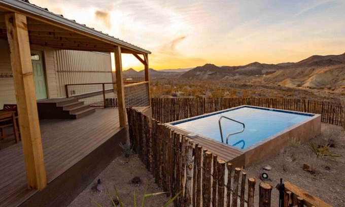 Terlingua House | Inviting Pool House #2 with Private Pool and Kitchen