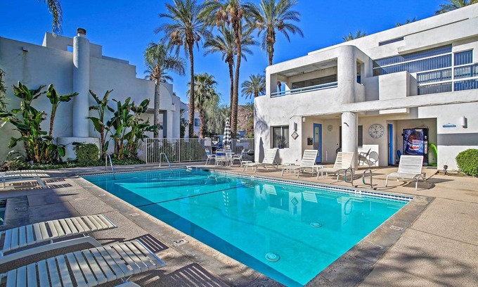 Cathedral City House | Premier Pool-Side Two-Story Villa with Family Amenities