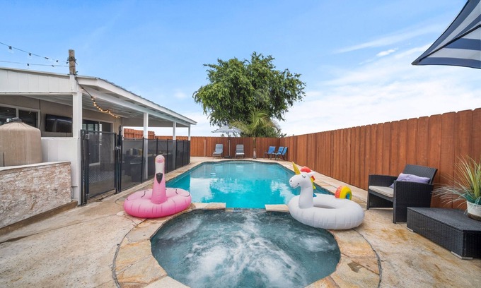 Chula Vista House | Family Vacation Home with Pool, Spa & Movie Room Awaits!