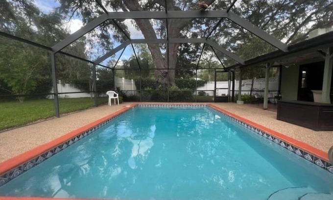 Ocklawaha House | Family-Friendly Retreat with Poolside Relaxation & Game Area