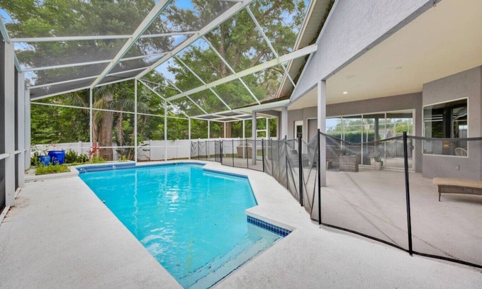Forest City House | Poolside Paradise | 30 Min From Disney | Pool | Patio
