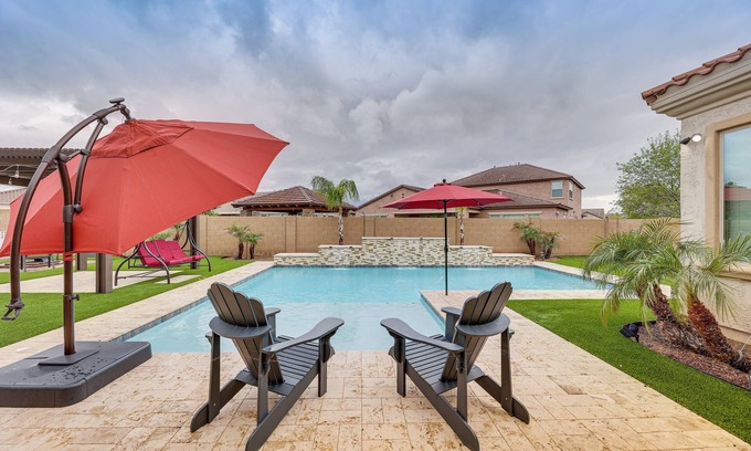 Queen Creek House | Relaxing Queen Creek Retreat with Private Pool & Spa