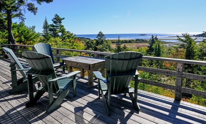 Phippsburg House | Family-Friendly Home with Ocean View at Popham Beach
