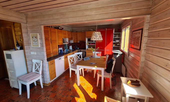 Vex Ski Chalet | Serene Porkka COSY & QUIET Chalet with Spa and Breakfast