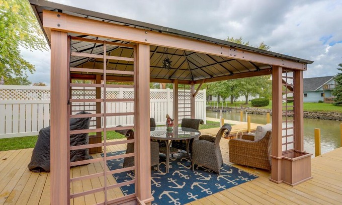 Port Clinton House | Relaxing Port Clinton Retreat with Private Dock & Gazebo
