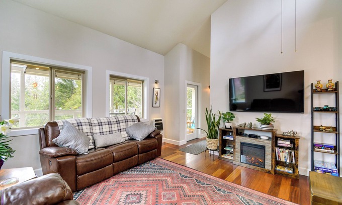 Adelma Beach House | Port Townsend Home with Ocean Views and Relaxing Spa