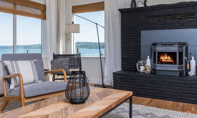 Adelma Beach House | Waterfront Retreat in Port Townsend with Hot Tub & Ocean View