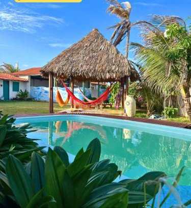Taiba House | Beachfront Casa na Taiba with Pool and Kite Lagoon Access