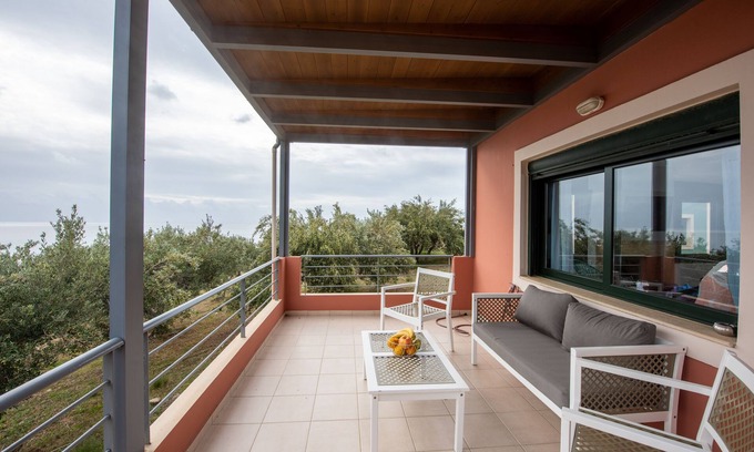 Viannos House | Unparalleled Ocean View at Portela House Kapsali