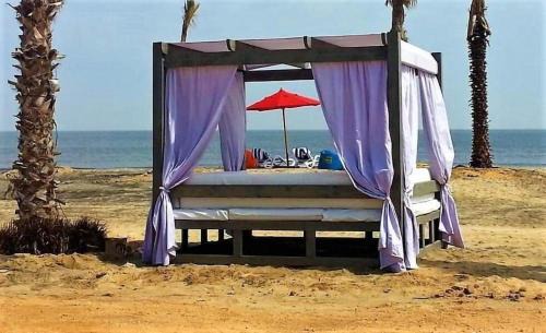 Al-Manasrah Apartment | Charming Portosaid Chalet with Pool & Oceanfront Views