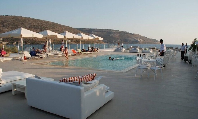 Karavostasi Hotel | Outstanding Porto Vitilo Boutique Hotel with Pool & Dining