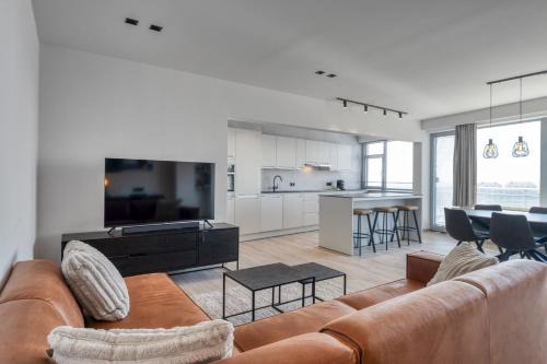 Blankenberge Apartment | Oceanfront Family Retreat at Portview G8 with Parking
