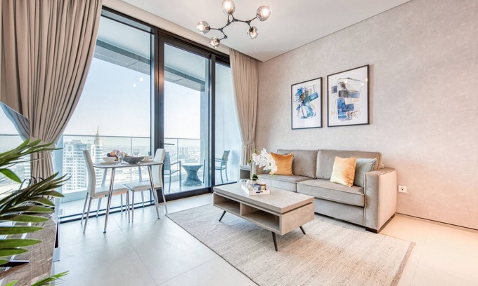 Jumeirah Apartment | Elegant 1BR Retreat at The Address Residences in JBR